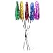 3pcs/lot Colorful Ribbon Cat Toy Wand Long Plastic Stick Rod Pet Teaser Toy For Cats Random Color
