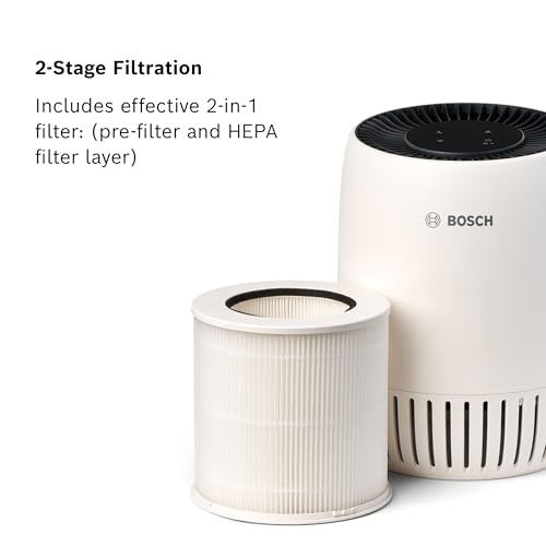 Bosch Air 500 Air Purifier - Removes Pollutants, Includes Air Filter and Sleep Mode (< 25 dB(A)) - For Rooms up to 23 m² - With USB-C Charging Port - CADR: 100 m³/h - Image 6
