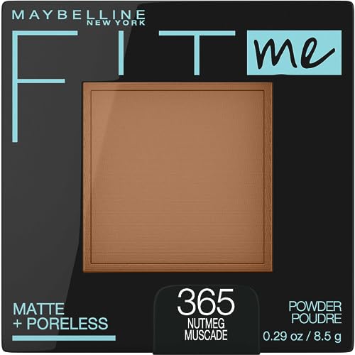 Image of Maybelline Fit Me Matte + Poreless Pressed Face Powder Makeup & Setting Powder, Nutmeg, 1 Count
