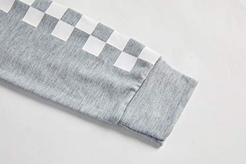 Crop Tops Hoodies For Teen Girls Clothes Kids Cute Shirts Long Sleeve Fashion Sweatshirts And Sweatpants 2 Piece Outfits Sweatsuit Clothing Sets Gray Grey, 7-8 Years #TOP4