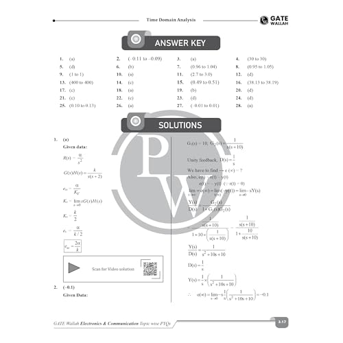 Image of (Old Edition) PW GATEWALLAH Electronics & Communication Engineering Previous Solved Papers 2026 PW [Jun 09, 2025] PW