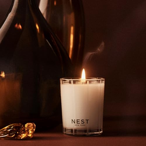 Image of NEST New York Scented Votive Candle, Moroccan Amber - 2 oz - Up to 28-Hour Burn Time - Reusable Glass Vessel