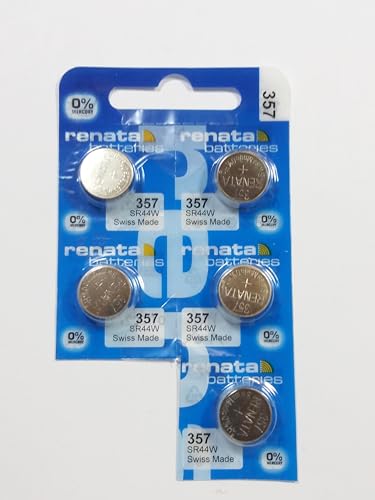 Baterías Renata 357 Óxido de Plata 5 Unidades miniatura 1