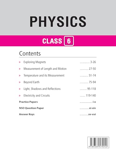 Image of MTG Foundation Course Class 6 Physics For NEET, IIT-JEE, CUET & Boards Exams (Edition 2026-2027)