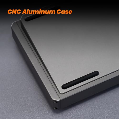 Teclado MOD68 8K HE con interruptor magnético y aluminio CNC negro 3