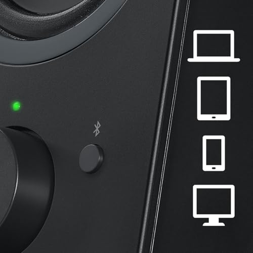 Image of Logitech Z207 2.0 Stereo Computer Speakers with Bluetooth, Pack of 4