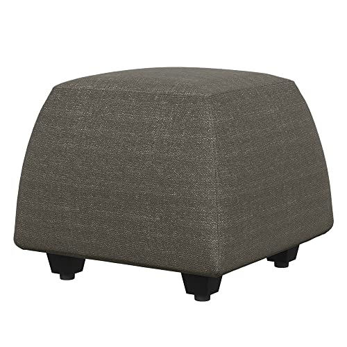 Image of Wakefit Belize Ottoman (Fabric, Omega Grey)