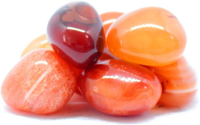 Carnelian tumbled - healing stone - chakra stone (20-25…
