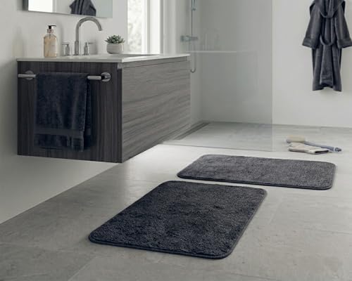 Image of Anti Slip Backing Soft Washable Anti Skid Rug for Bedroom, Living Room & Hall Home Decor (Set of 2 pc)