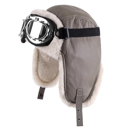 Chapeau de trappeur d'hiver anti-vent et bonnet aviateur polaire unisexe