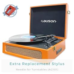 Lauson CL615 Platine Vinyle Bluetooth avec Haut-parleurs Intégrés Tourne-Disque Vintage avec USB à 3 Vitesses, Arrêt… - Les Beatles, Paul McCartney, John Lennon, RIngo Starr, George Harrison Lauson CL615 Platine Vinyle Bluetooth avec Haut-parleurs Intégrés Tourne-Disque Vintage avec USB à 3 Vitesses, Arrêt… – Image 2