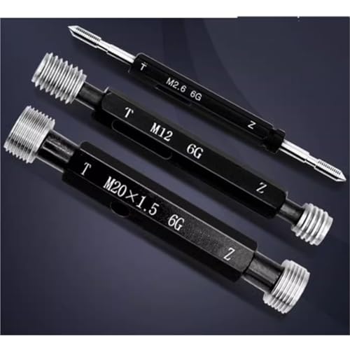 1PCS 6G Steel Thread Gauge M0.8 M1 M1.2 M1.4 M1.6 M2 M3 M4 M5 M6 M8 M10 M12 M14 M18 Testing Tool(M1X0.25 6G) miniatura 4