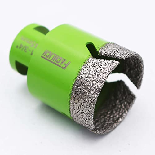 Image of Diamond Core Drill Bit - 1-3 /4 inch Tile Hole Saw 45mm for Porcelain Tile Granite Marble Masonry Brick