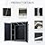 Shaical Storage Shed with Floor, 5x3 FT Outdoor Resin Storage Cabinet with Lockable Doors, Waterproof Plastic Shed for Tools, Bike, Patio Furniture, Garden, Backyard, Lawn, Black