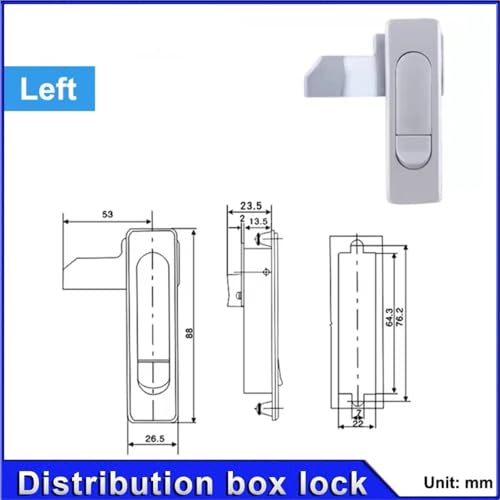 Verrouillage à bouton rebondissant armoire électrique porte TK5093