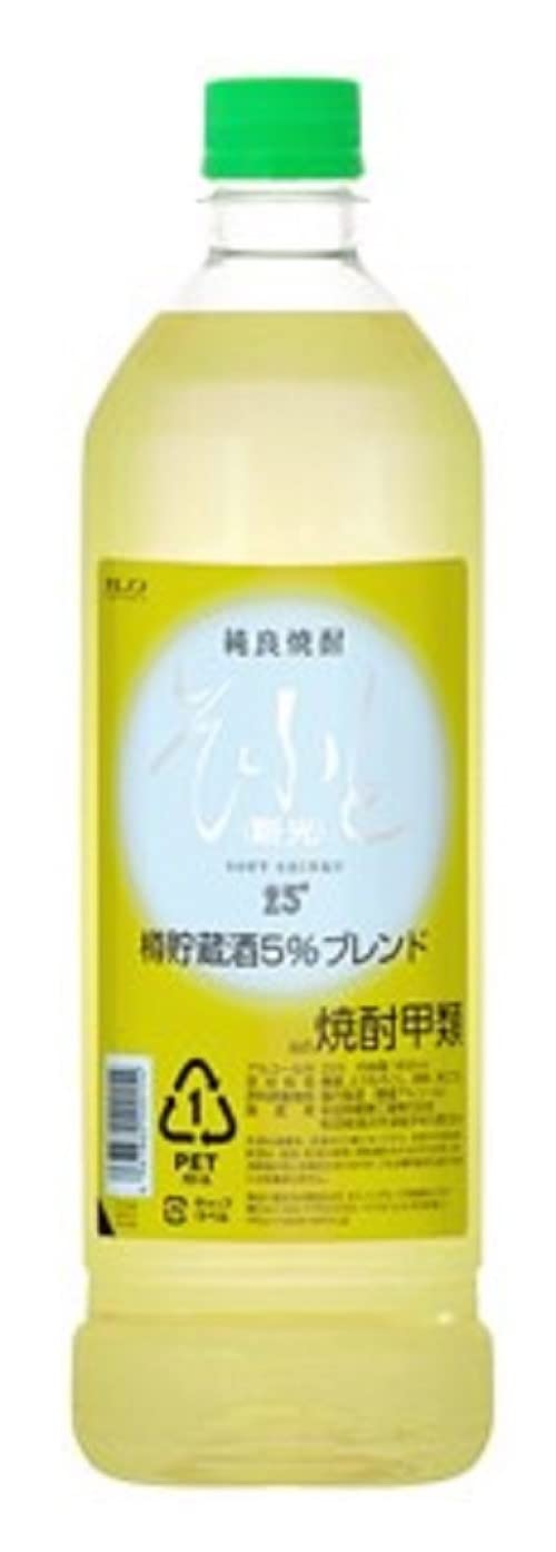 秋田県醗酵 そふと新光 樽貯蔵酒ブレンド ペット [ 焼酎 25度 秋田県 1800ml ]