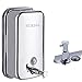 Produktbild 800ml-29oZ Classic Serie Aufputz-Edelstahl Manuelle Wandmontage Seifenspender für Badezimmer Küche Marketplace Hotel Restaurant (800ml-29oZ)