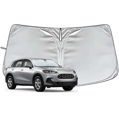 Image of Windshield Sunshade for Honda HR-V 2023-2025, Customized for HRV 2023 2024 2025 Car Front Window Sun Shades, Automatic Car Sun Shield Accessories, Blocks UV Rays, Keeps Vehicle Cool