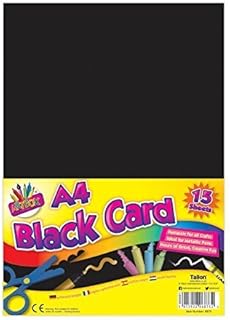 Artbox Activity Card - Black - Pack of 15 A4 Sheets