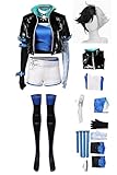 Luna Snow Cosplay Costume Adult Women Superhero Outfits Wigs Full Set Halloween Carnival Outfits