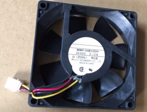 for MMF-09B24DH 24V 0.12A 90X90X25MM 3-Wire Cooling Fan