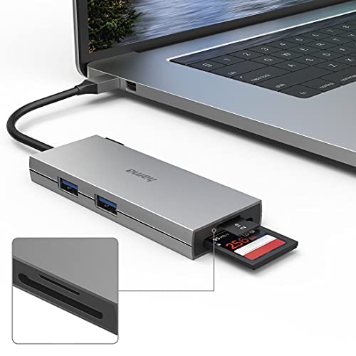 Hub Multiporta USB-C (USB 3.1)  6 Porte Grigio - Hub USB - Immagine 4