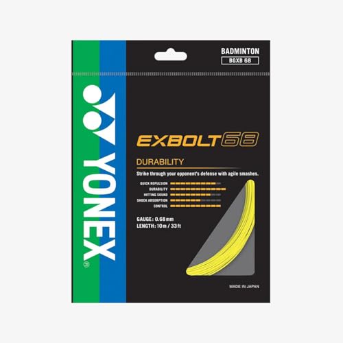 Yonex Exbolt 68 Badminton String (10m Set) Yellow