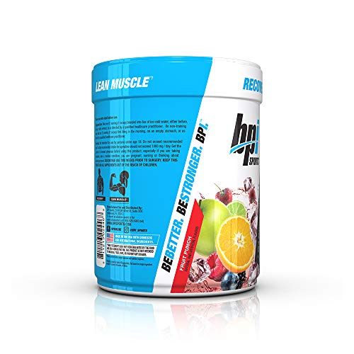 Bpi Sports Best Bcaa - Bcaa Powder - Branched Chain Amino Acids - Muscle Recovery - Muscle Protein Synthesis - Lean Muscle - Improved Performance – Hydration – Fruit Punch - 60 Servings - 1.32 Pound #TOP6