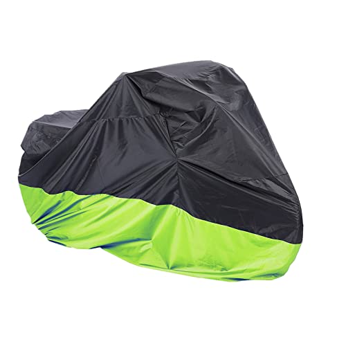 Akiiger Tricycle Cover Waterproof Outdoor Bike Covers, Sun Dust Wind Proof Bicycle Cover With Lock Hole, 90.6"L, Ripstop Material, Easy To Carry-Fluorescent Green #TOP4