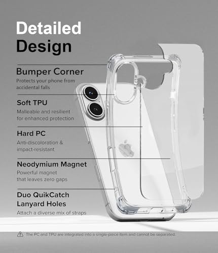 Image of Jkobi Back Cover for Apple iPhone 15 (Shockproof Crystal Clear Anti Yellow Case | Drop & Camera Protection | Hard Polycarbonate)