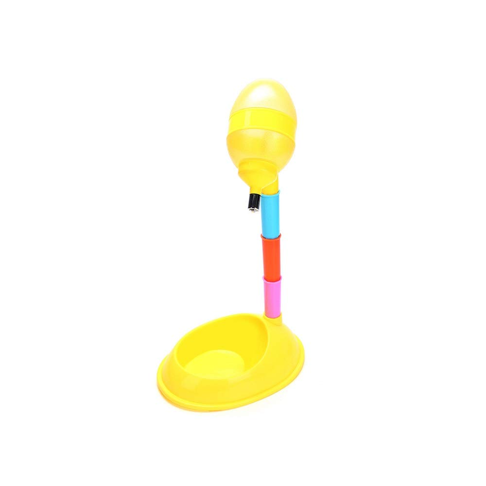 Stand Type Food Dish Pet Supplies Dog Food Bowl Automatic Water Drinker Dispenser Bottle Cats Drinking Fountain Color