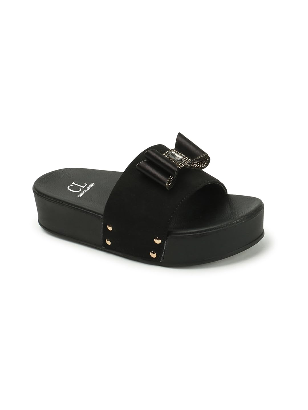 Carlton London Women Sandal Colour- Black, Size-UK-6 (B0DBDV3TVF) Amazon Price History, Amazon Price Tracker