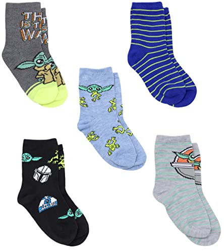 Chaussettes Baby Yoda Star Wars garçon lot de 5 paires taille enfant