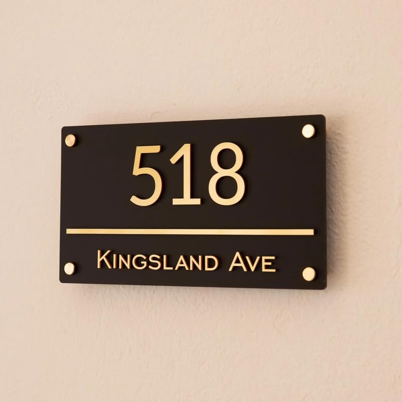 MDF Wooden Name Board for Home 30×30 cm – Personalized House Name Plate