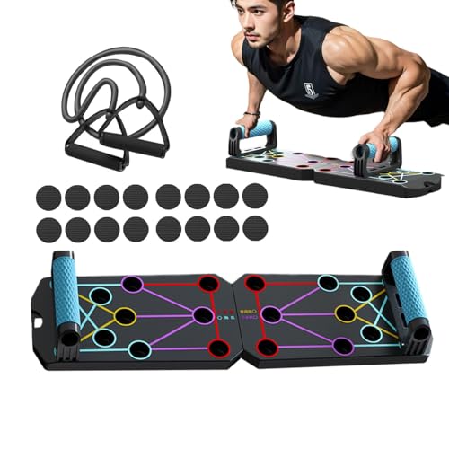 Planche de pompes pliable pour éviter les douleurs aux poignets en musculation