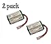 ZZcell® 2-Pack Battery Replacement for SportDog 650-058 / DC-17 Kinetic MH120AAAL4GC Replacement for Dogtra FieldTrainer SD-400, SD-800 Receiver SD-400S Dog Collar 150mAh