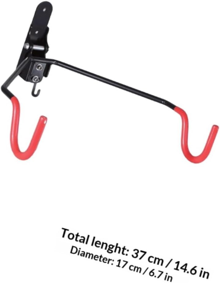 Iron Bike Hanger and Helmet Holder Wall Mount Heavy Duty Metal Bicycle Storage Hook for Indoor Garage Bike Rack Space-saving Wall Hook and Cycling Gear