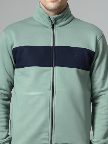 Image of CHKOKKO Track Suit For Man High Neck Winter Tracksuit Men Full Zip Jacket With Elastic Waist Lower And Soft Sports Activewear Set For Gym Running And Casual Use
