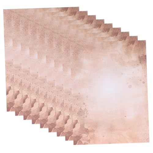 Papier Décoratif Rétro A4 Lot de 100 pour Éviter les Pages Blanches en Scrapbooking et Lettres