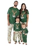 Lazy One Lights Out Christmas Matching Family Pajamas, Matching Christmas PJs For Family including Baby & Kids, Teens, and Adults (Kids, 8)