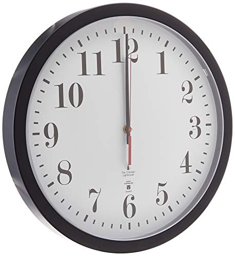 Chicago Lighthouse 16.5" Atomic Wall Clock (Ilc67403302) #TOP12