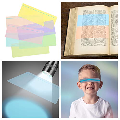 Begeleide leesstrips, XiYee 24 Stks Leesgids Highlight Strips, 3 Stijl Hoogtepunten, Gekleurde Overlay Leeslinialen… - Image 6