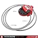 TRADESAFE Lockout Tagout Cable Lock - 6ft Adjustable Cable Lockout, Steel Cable Lock with Vinyl Coating, Loto Cable for Lock Out Tag Out, Premium Grade, OSHA Compliant