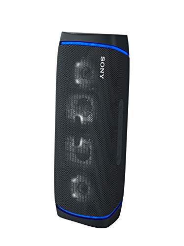 Sony SRS-XB43 draagbare, draadloze Bluetooth-luidspreker (meerkleurige lichtbalk, luidsprekerverlichting, waterafstotend, extra bas), zwart - Image 8