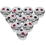 Zerodeko 10pcs Faucet Handle Index Buttons, Faucets Replacem...