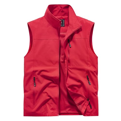 Generico Gilet Smanicato Uomo Capispalla Giacca Leggero Uomo Gilet Senza