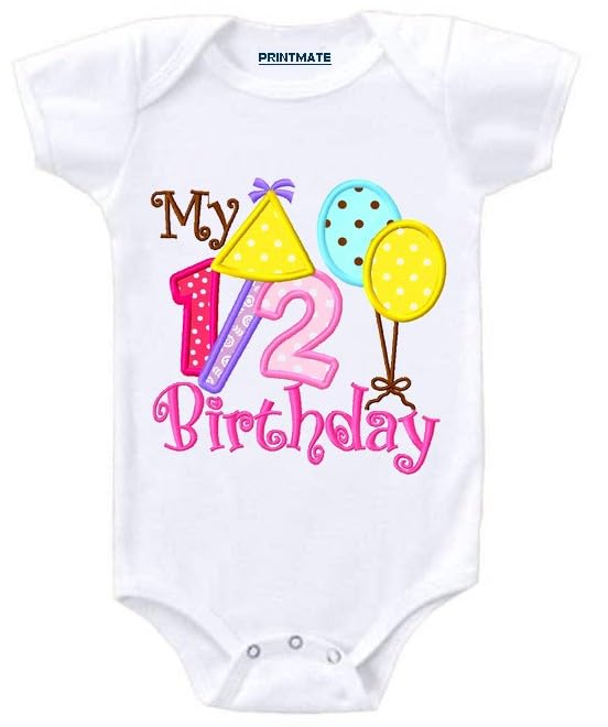 It’s My Half Birthday Dress Printed Unisex Baby Romper For New Born Baby (B755) It’s My Half Birthday Dress Printed Unisex Baby Romper For New Born Baby (B755)
