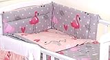 Conjunto de ropa de cama incluye: 1. Almohada 60x40cm 2. Funda de almohada 3. Edredón - 135x100cm 4. Funda de Edredón 135x100cm 5. Protector para Cuna- 190 cm