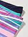 Amazon Essentials Girls' Leggings, Pack of 5, Aqua Green/Black Stars/Navy/Pink/Stripe, X-Small