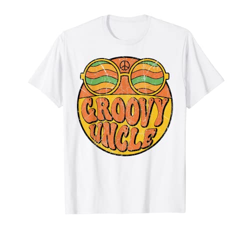 Groovy Oncle années 70 Esthétique Nostalgie 1970 Retro Oncle T-Shirt